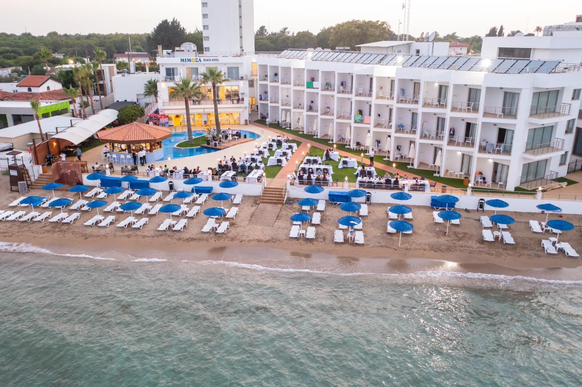 Mimoza Beach Hotel Agios Sergios Exterior foto