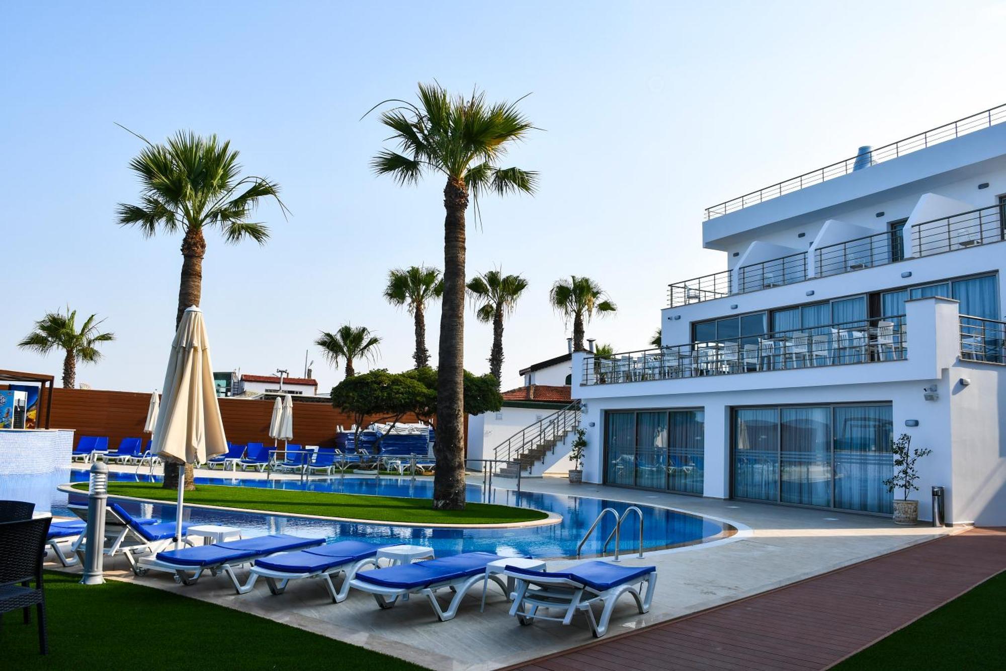 Mimoza Beach Hotel Agios Sergios Exterior foto